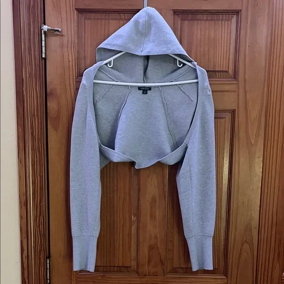 Sweat Cropé Wild Fable Gris, Femme Taille S, Manches Longues, Neuf Avec étiquette